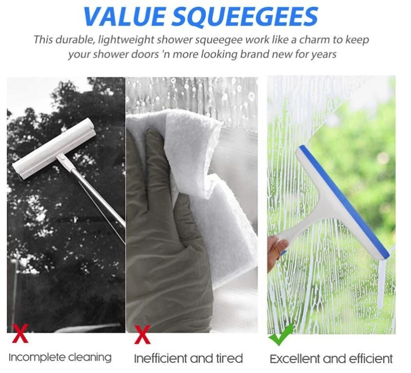 Espejo Ventana Coche Parabrisas Escobilla Ducha Vidrio Limpiaparabrisas Cocina Casa Limpio EE. UU. Foto 4 de 4