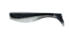 RARE Gary Yamamoto Swim Bait SB35-06-930 Black Clear 3.5 Inch Shad Soft Lure