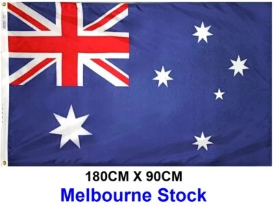 2pcs of 180x90cm Outdoor OZ Aussie Australia Australian Flag National Heavy Duty - image 1 of 2