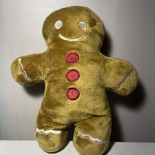 Target Bullseye Christmas Gingerbread Man 2023 Plush Pillow 13  x11  