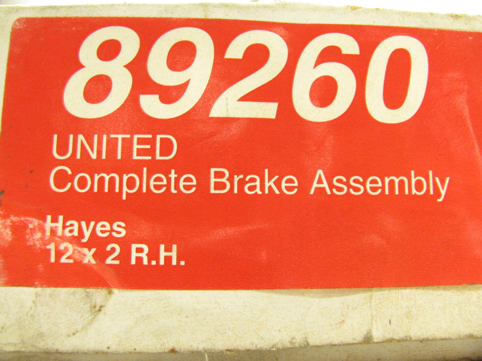 Napa 89260 Trailer Electric RIGHT Brake Assembly 12"X2" Hayes eBay