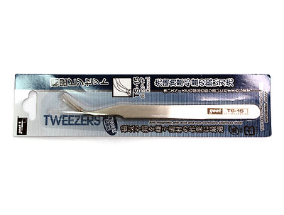 1pc Goot Taiyo Japan Precision Antimagnetic Tweezer TS-15 Curved Tip L=120mm