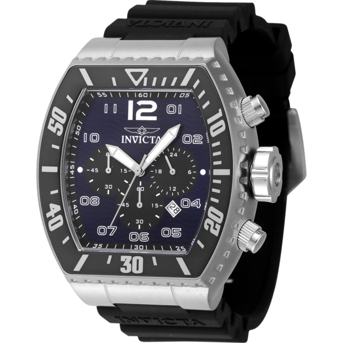 Invicta Men's Watch Pro Diver Chronograph Blue and Black Dial