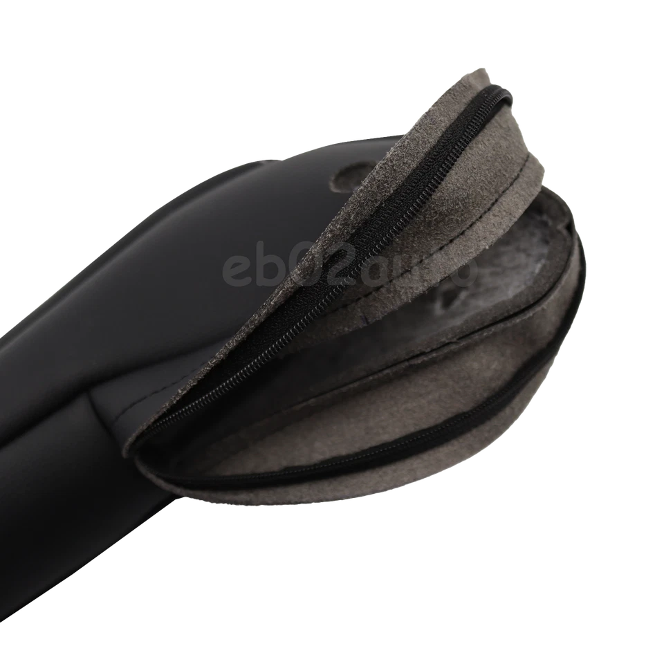 2011-2016 Para Chrysler Town & Country Asiento Apoyabrazos Cubierta Cuero Negro Foto 4 de 4