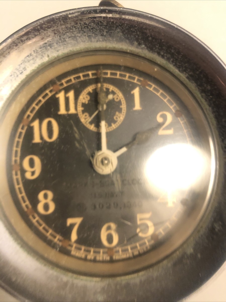 WWII Seth Thomas Ships Clock WW2 USN U.S. navy PT Boat Submarine
