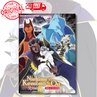 ANIME DVD ENGLISH DUBBED NIEHIME TO KEMONO NO OU (1-24 END) ALL REGION