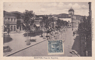 BRAZIL - Santos - Praca da republica