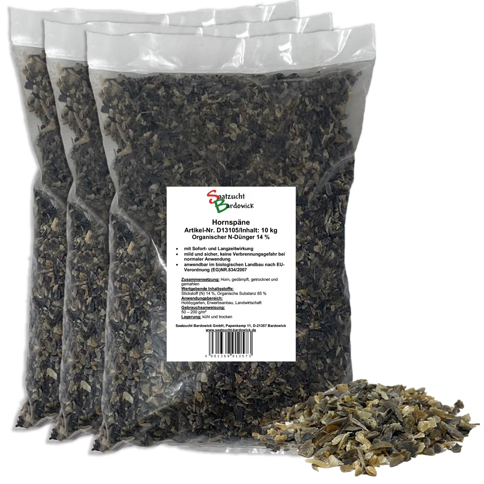 30Kg Hornspne Organischer Bio Gartendnger Dnger Naturdnger Gemse Blumen  WOW | eBay.de