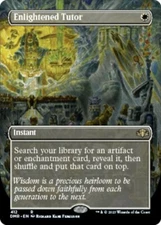 MTG Enlightened Tutor - Borderless NM-Mint Dominaria Remastered 
