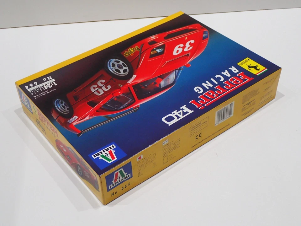 FERRARI F 40 RACING ITALERI KIT DA MONTARE SCALA 1:24 CON SCATOLA (20S) - Immagine 3 di 4