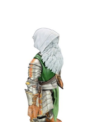 Custom 3d Printed Hooded Gulmar Dwarf Headsculpt For Mythic Legions 1/12 Scale 