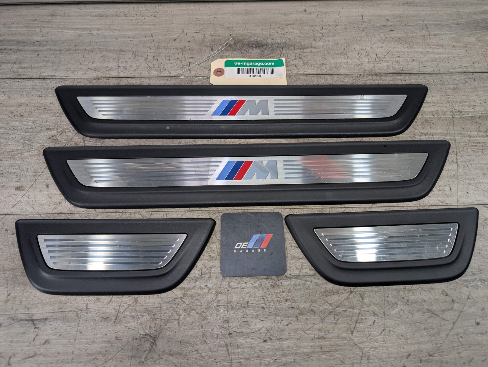 OEM BMW F25 F26 X3 X4 M SPORT Front Rear Left Right Door Sill Cover Trims SET