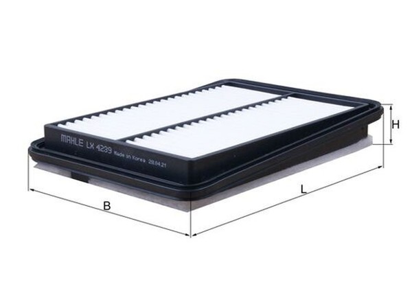 Luftfilter Mahle LX 4239 Filtereinsatz FüR Nissan Renault Qashqai Kadjar J11 2-image