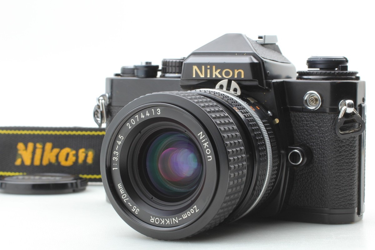 Nikon FE ブラック Zoom-NIKKOR 35-70mm 1:3.5 一眼レフ フィルム