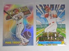 Topps Mike Trout Angels Titans of the Game & 8 Bit Ballers 2 Card Lot