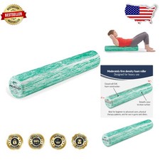 Professional Foam Roller 36" - Standard Density, Myofascial Release, Yoga