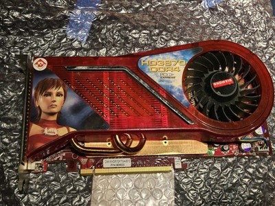 AMD ATI Radeon HD 3870 512MB PCIe Graphics Video Card GPU - Unsure If It Works