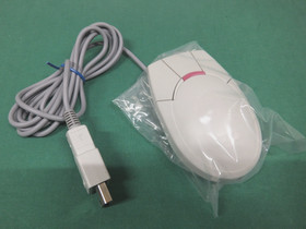 Sega Saturn Shuttle Mouse white HSS-0139[white boxed, no pad]. JAPAN. New! 41544