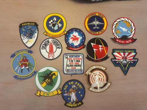 Lot of 13 Vintage United States Navy Military Patches