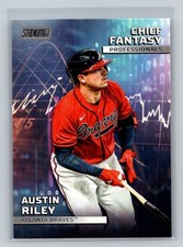 2023 Stadium Club #CFPRO-12 Austin Riley Chief Fantasy MLB Atlanta Braves