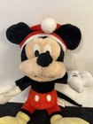 WALT DISNEY CHRISTMAS HOLIDAY WINTER MINNIE AND MICKEY MOUSE 9” PLUSH Santa Hat — photo 10