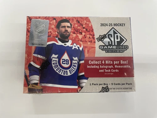 2024-25 Upper Deck SP Game Used Hockey Hobby Box FACTORY SEALED