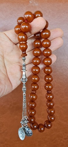 Amber bakelite Prayer Worry Beads Baga Subha Tasbih Tasbeeh مسبحة