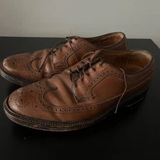 Florsheim Imperial Leather Wingtip Brogue Oxford Dress Shoes Men's 7.5 D Brown