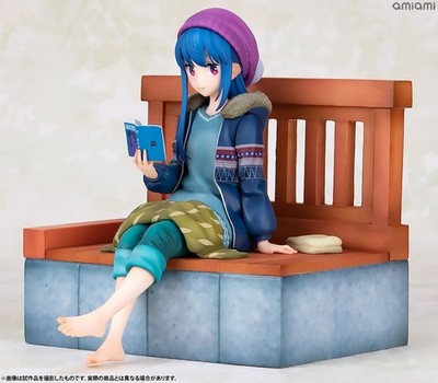 Yuru Camp (Laid Back Camp) Rin Shima Foot Bath Version  1/7 Figur von AmiAmi NEU