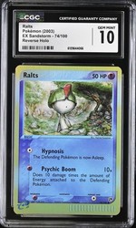 Ralts 74/100 EX Sandstorm Reverse Holo
