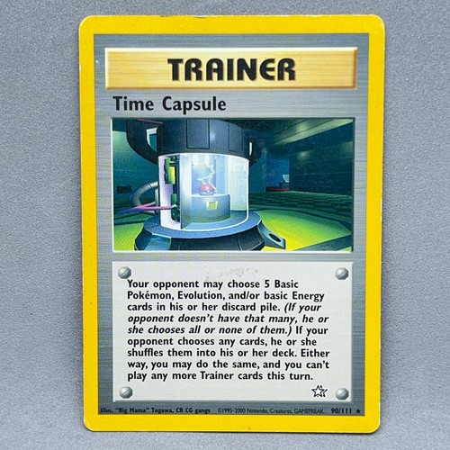 Time Capsule 90/111 Rare Neo Genesis Pokemon Unlimited MP