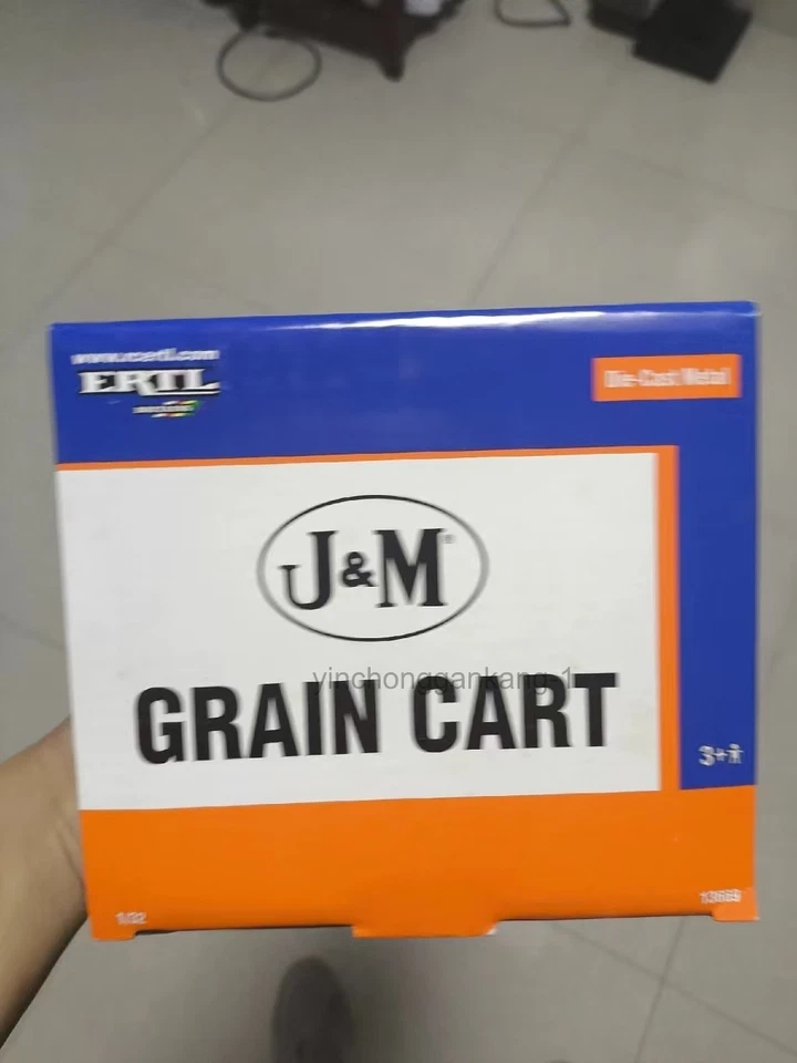 Antu 1/32 Agricultural Vehicle Grain Silo Hopper Trailer Loader Alloy Mode - Image 4 of 4