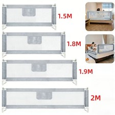 150/180/190/200 cm Bed Rail Safety Guards Protection Adjustable Height UK