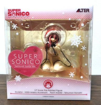 NITRO SUPER SONIC Super Sonico Swimsuit Santa Ver. 1/7 Figure ALTER Japan New