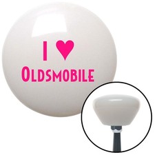Pink I 3 OLDSMOBILE White Retro Shift Knob w...