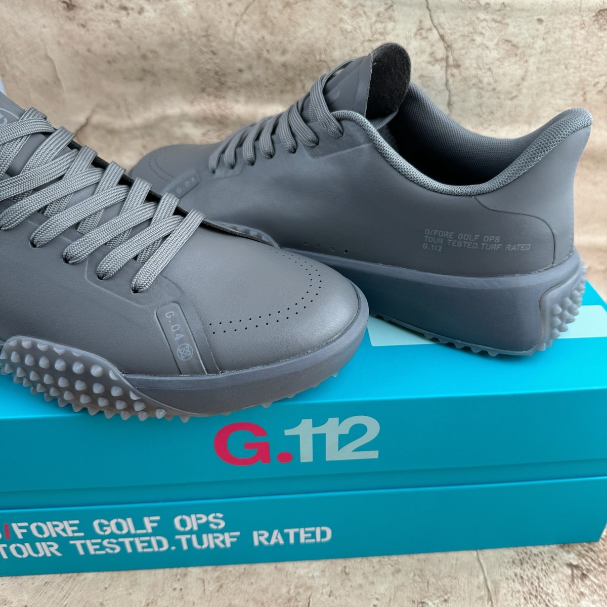 G/Fore Fore G4 G.112 Mens Golf Shoe Sneaker US 10 11 12 Charcoal