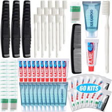 60 Pcs Basic Toiletry Set Homeless Hygiene Kits Homeless Care Package Supplies T