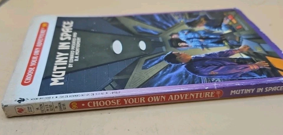 Mutiny in Space -Choose Your Own Adventure - No. 90 - Edward Packard 1989 - Image 3 of 4