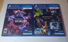 PS4 VR Games Lot of 2 VR PlayStation 4-VR Worlds and Demo Disc 3