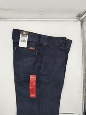 Dickies Men's Original 874 Navy Corduroy Work Pants, 32W x 30L