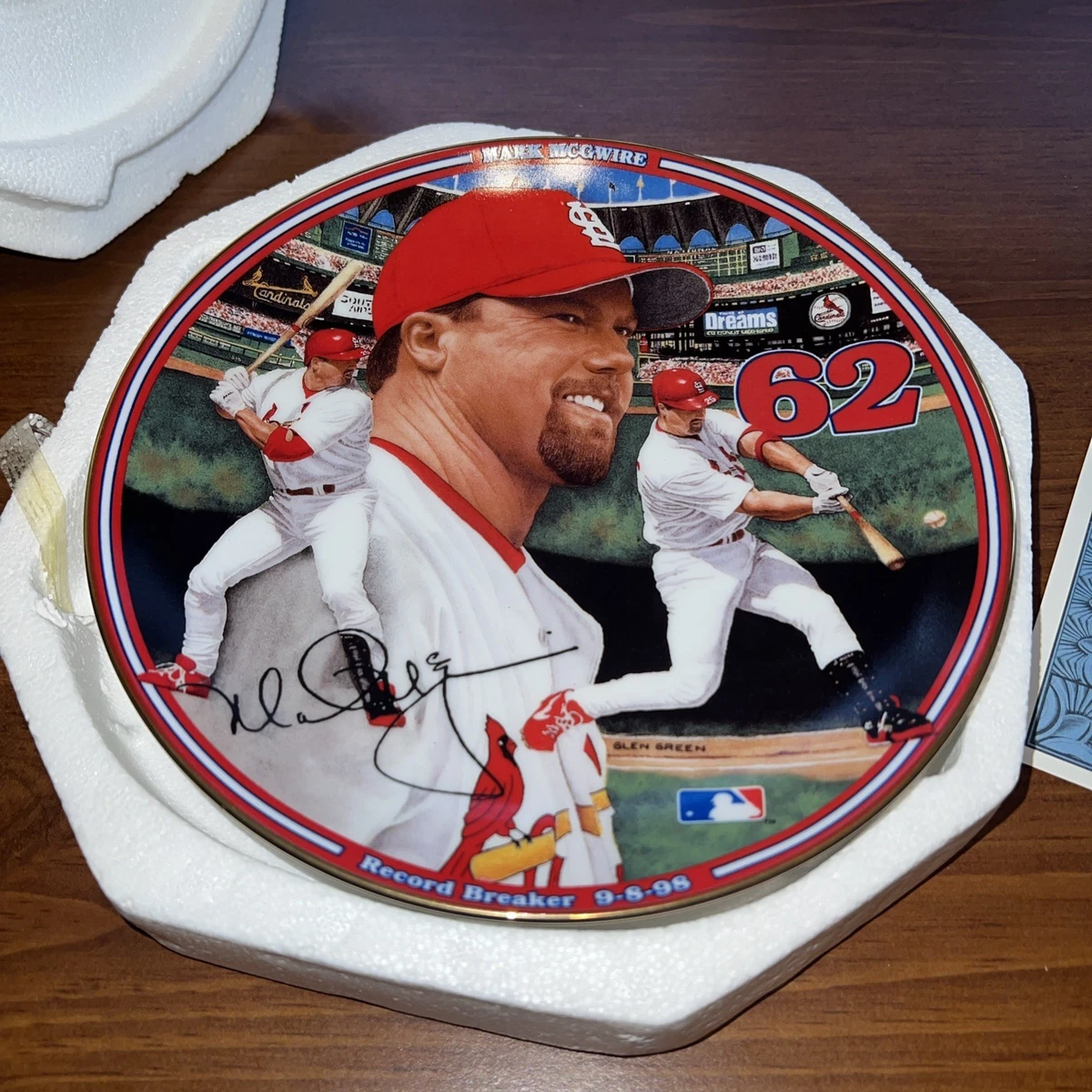 ☀MLB - MARK .McGWIRE 陶器製Bヘッド Mark McGwire Vintage Sports Plates for sale | eBay