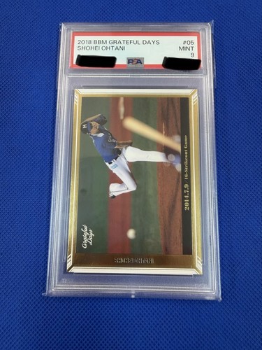 PSA9 2018 BBM Grateful Days Shohei Ohtani Fighters #05