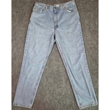 Vintage Levis 540 Relaxed Fit Jeans Mens 38x32 Light Wash Denim 90s Made in USA