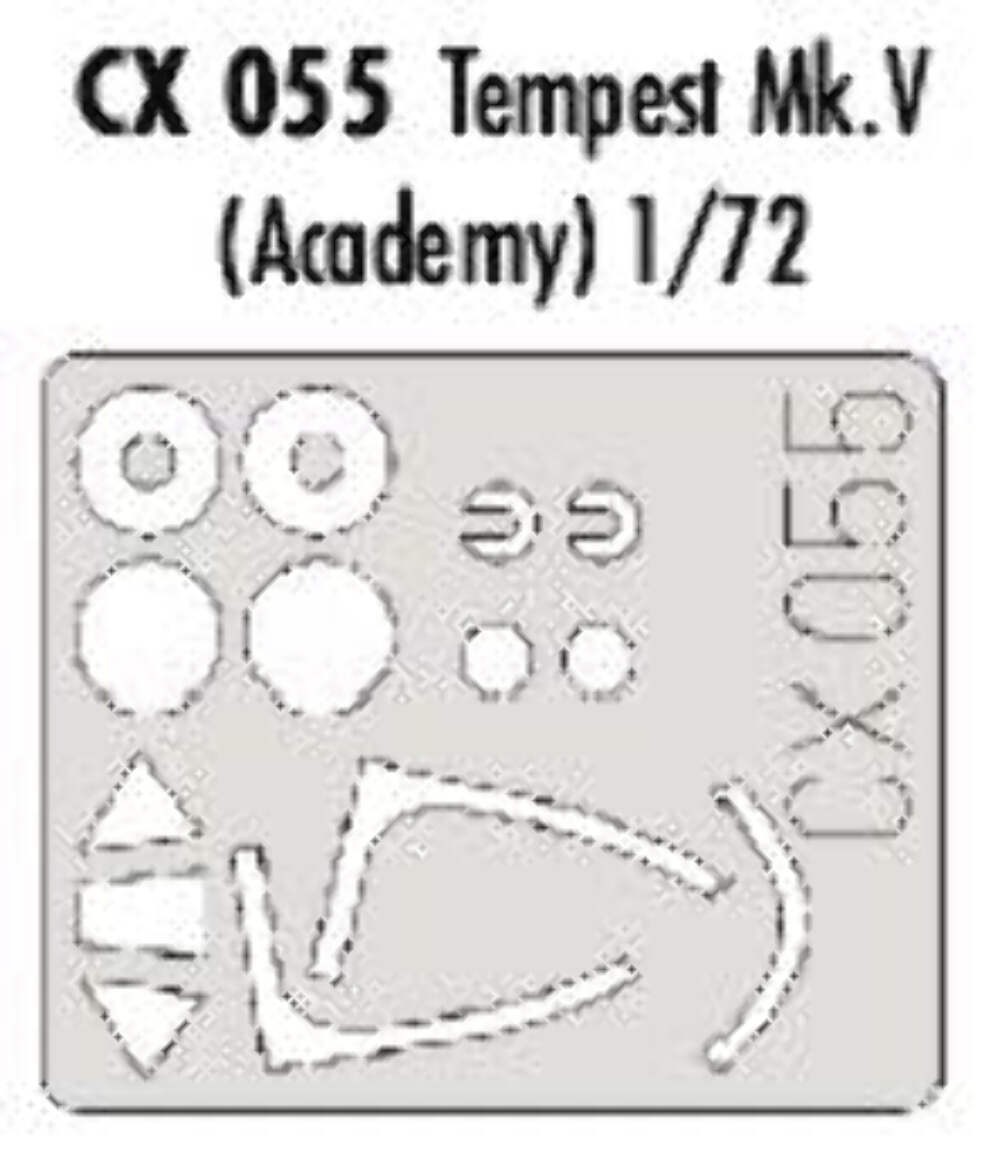 Eduard CX055 1:72 Hawker Tempest Mk.V