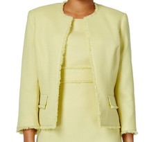 NEW KASPER GREEN CAREER OPEN FRONT JACKET BLAZER SIZE 14 119