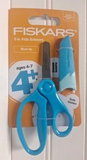 Fiskars Blunt-tip Kids Scissors 5 in. with Sheath Safety-Edge Blue Ages 4