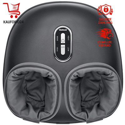 Fußmassager mit Wärme   Shiatsu Massagegerät für entspannende Knetmassage