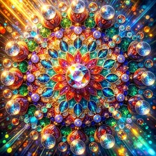 Diamond Art Kits for Adults-5D Diamond Painting Kits for Adults-DIY Mandala