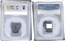 Reichskreditkassen - 3. Reich 10 Pfennig 1941-A J.619 PCGS AU55   144011