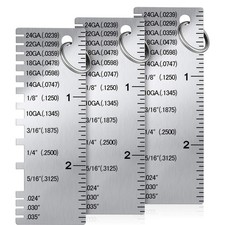 3 Pcs Metal Thickness Gauge Tool Welding Stainless Steel Sheet Portable Wire 3 Pcs Metal Thickness Gauge Tool Welding Stainless Steel Sheet Portable Wire